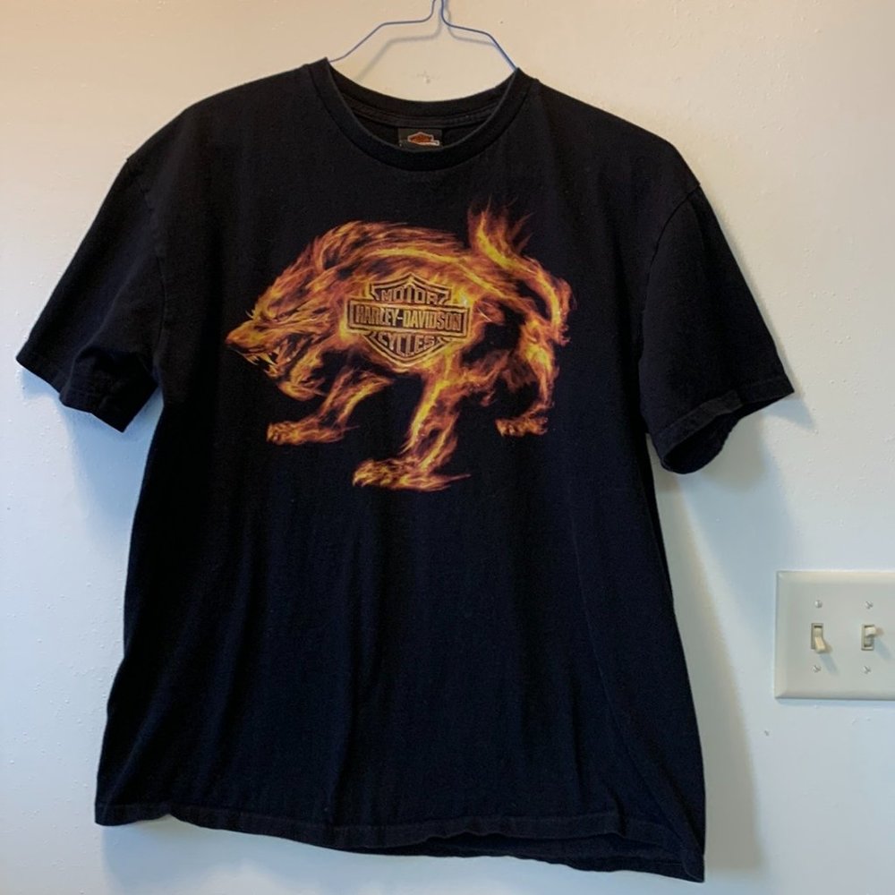 Biker Built Harley Davidson Motorcycles Silverton Colorado T Shirt Size XL